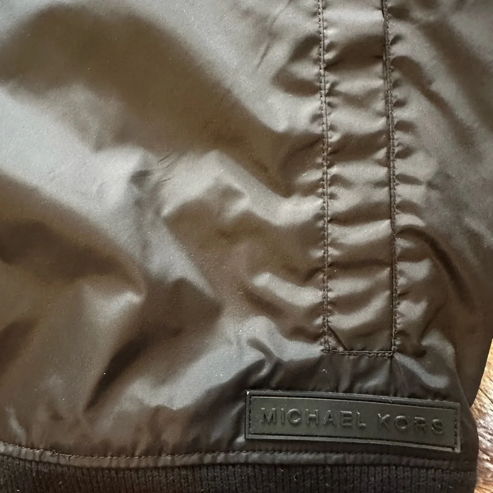Michael Kors Black Bomber Jacket